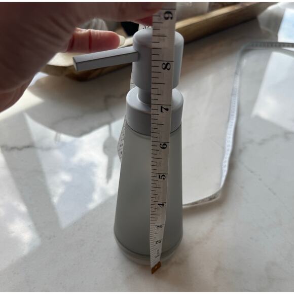 Modern Gray Soap Dispenser – 8” Tall – Target Home – NEW - Picture 3 of 5